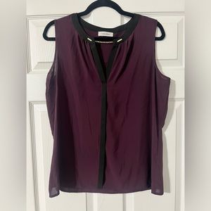 Purple Calvin Klein Sleeveless Top